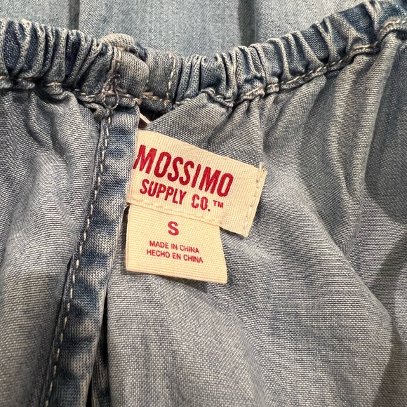 Mossimo Supply Co. Lightweight Denim-like Shorts Romper - Picture 2 of 14